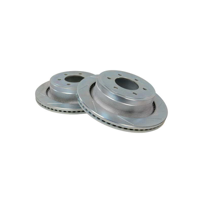 Ford F-150 Brake Rotors (2) - Rear - Baer Brakes - Slot/Zinc - Zinc-Plated - `12-`14
